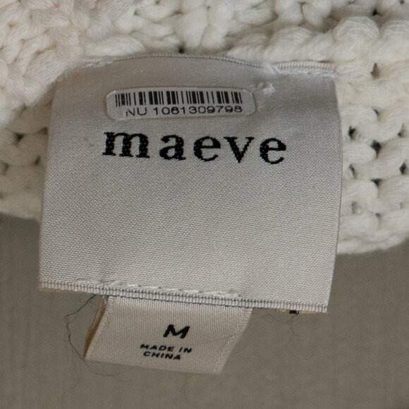 Maeve Pippa Sweater Strawberry Knit Intarsia 60s 70s Whimsical Mod Crew Neck - Picture 5 of 10